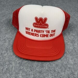 Wienerschnitzel Hat Cap Adult Foam Trucker Not A Party Til The Wieners Come Out